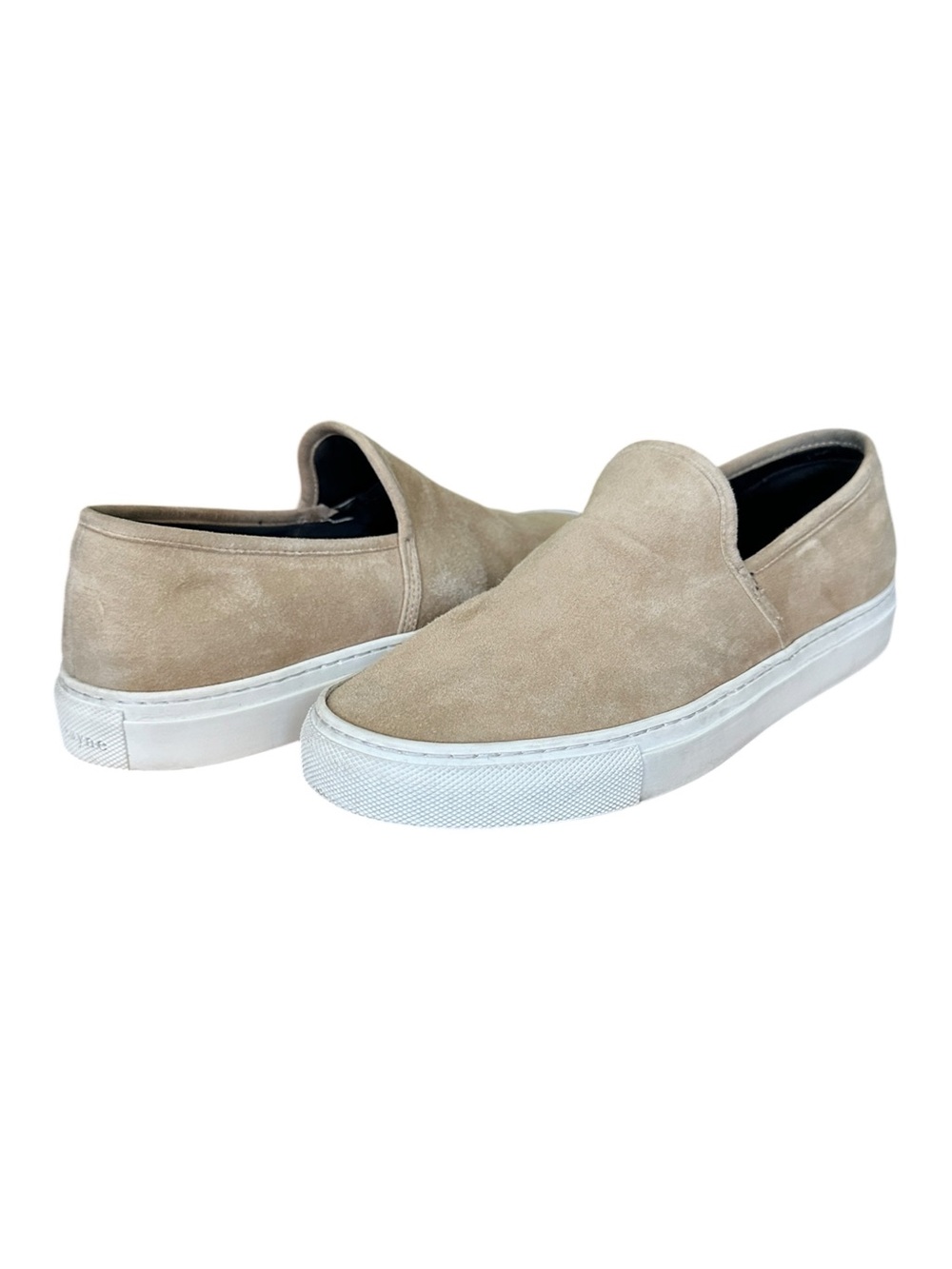 JENNI‎ KAYNE Suede Lounger Slip-On Sneakers Beige Neutral Leather Women’s 38 / 8